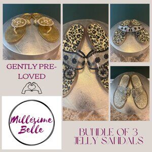 Jelly Sandals - Bundle of 3